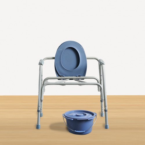 FT4203 Steel Heavy Duty Stationary Commode