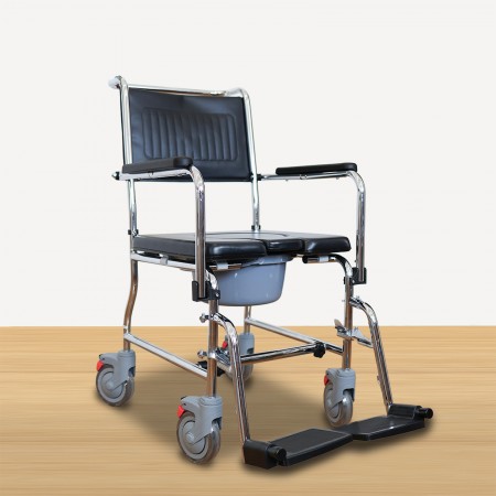 KJW-312 Detachable Chrome Commode