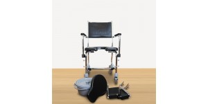 KJW-312 Detachable Chrome Commode