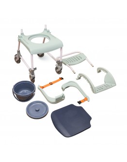 SC8188 Aluminium Mobile Commode with Seat Belt