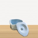 PLUO Aluminium Commode