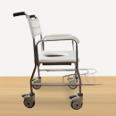 Stainless Steel Mobile Commode // Refurbished