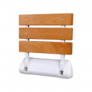 Wooden Aluminum Wall-Mounted Shower Chair