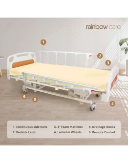 2 Crank Electrical Hospital Bed