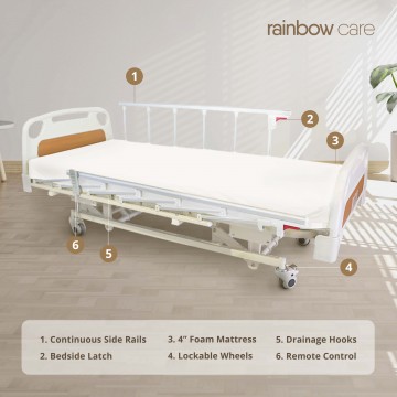 2 Crank Electrical Hospital Bed