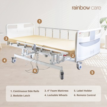 3 Crank Electrical Hospital Bed