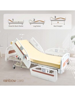 3 Crank Electrical Luxury Plus Hospital Bed