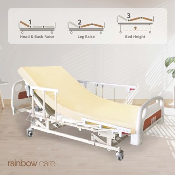 3 Crank Electrical Split Hospital Bed