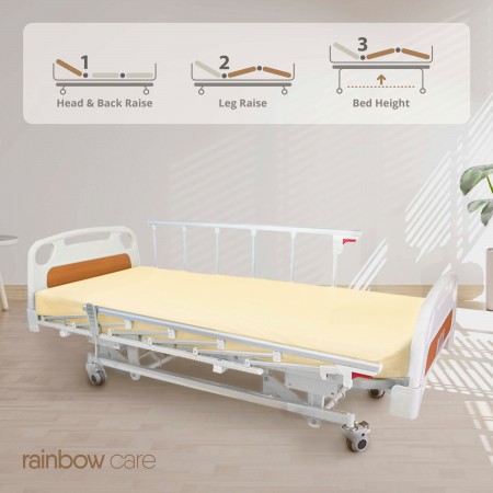 3 Crank Electrical Hospital Bed