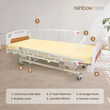 3 Crank Electrical Hospital Bed