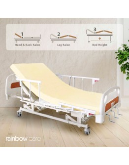 3 Crank Manual Split Hospital Bed