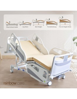 5 Crank Electrical Hospital Bed 