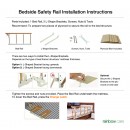 Bedside Safety Railing (Wooden)