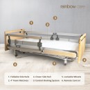 Livorno Premium Nursing Bed, Foldable SR1 Side Rails