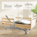 Bock Livorno Premium Nursing Bed, Split Side Rails