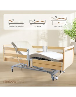 Bock Livorno Premium Nursing Bed, Split Side Rails