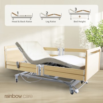 Livorno Premium Nursing Bed, Split Side Rails (Sonoma-Oak)