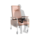 KW-W Reclining Geriatric Chair (Steel, With Wheels)
