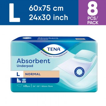 TENA Absorbent Underpads - Large