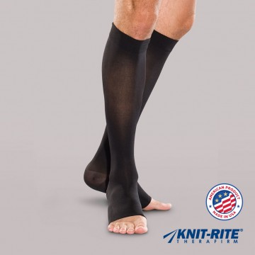 Therafirm Unisex Knee High Stockings / C3, Open Toes