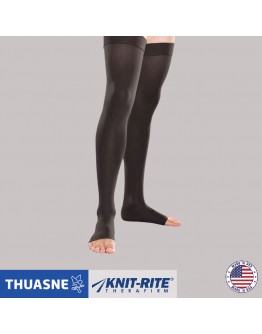 Therafirm Unisex Thigh High Stockings / C4, Open Toes