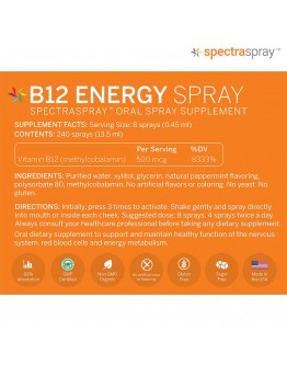 SpectraSpray - B12 Energy Spray Supplement