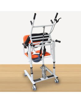 KJW330L Orange Mobile Transfer Aid w/ Patient Lift