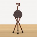 FT2644 Adjustable Walking Stick with Seat