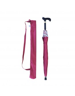Red Walking Stick Umbrella