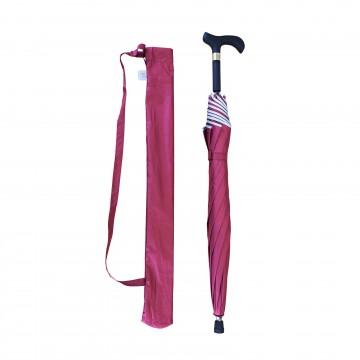 Red Walking Stick Umbrella