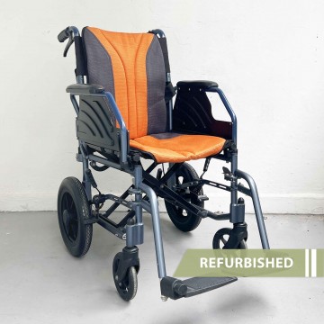 RC-12 Lightweight Orange Wheelchair // Refurbished