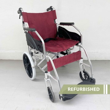 RC-16 Lightweight Red Wheelchair // Refurbished