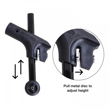 Wheelchair Anti-Tipper, 2.2 cm 