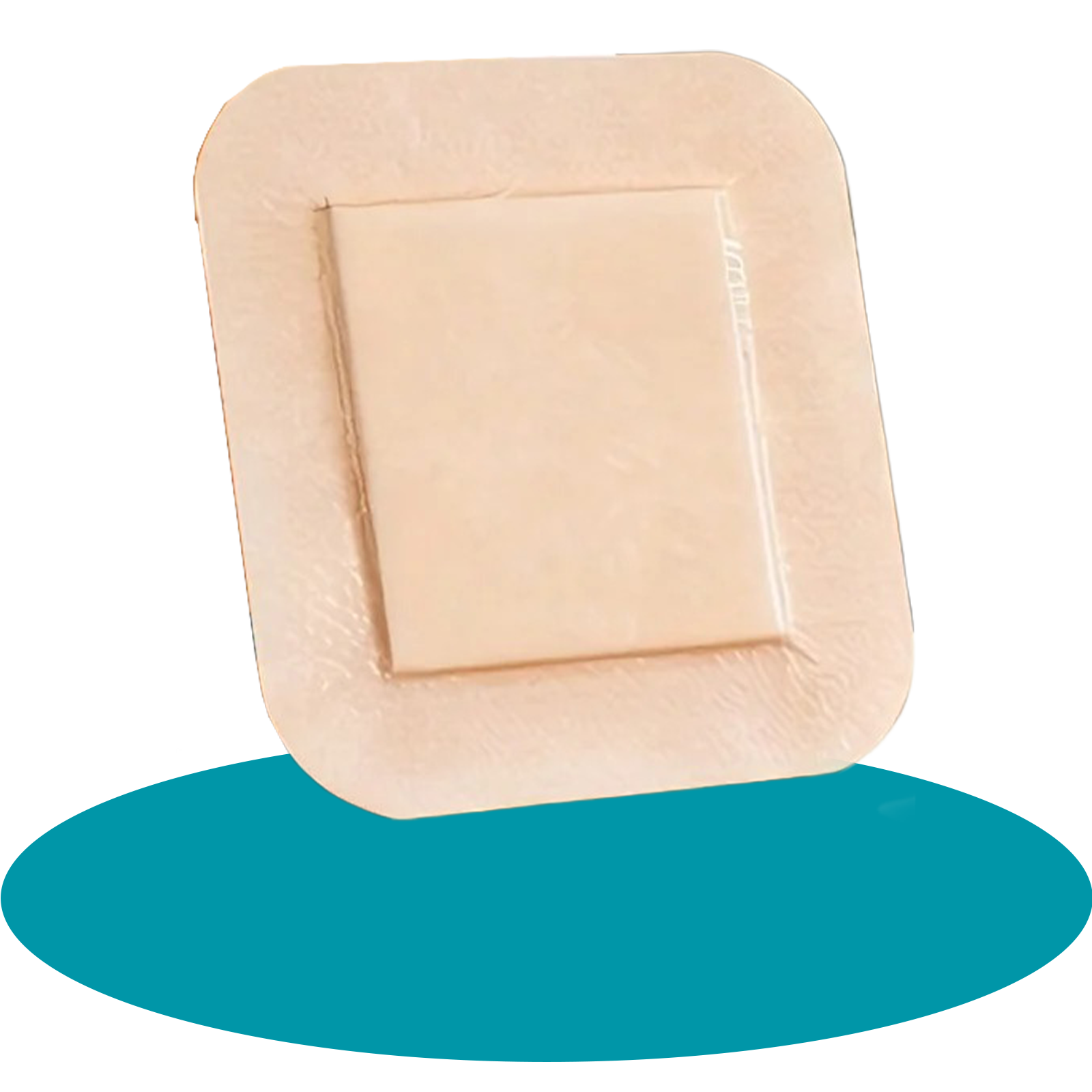 Dimora Silicone Ag+ Foam Dressing with Border 4 x 4 Inch
