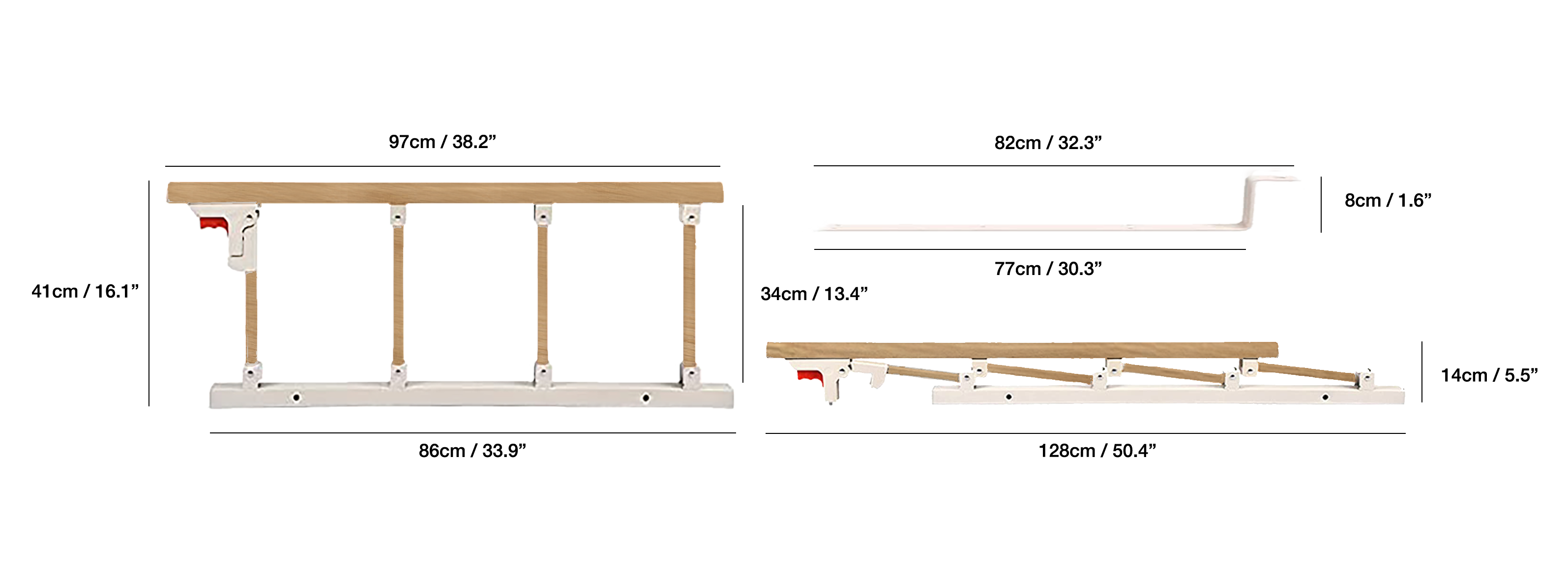Bedside Safety Railing