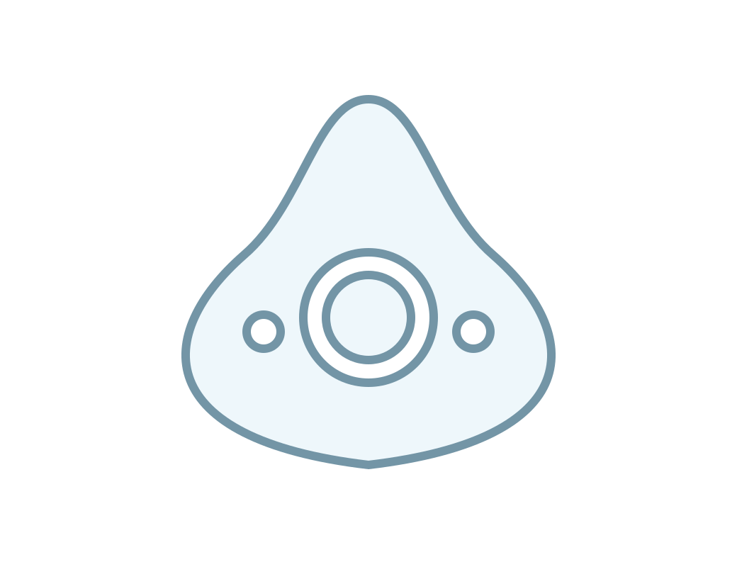 Illustration of an adult mask