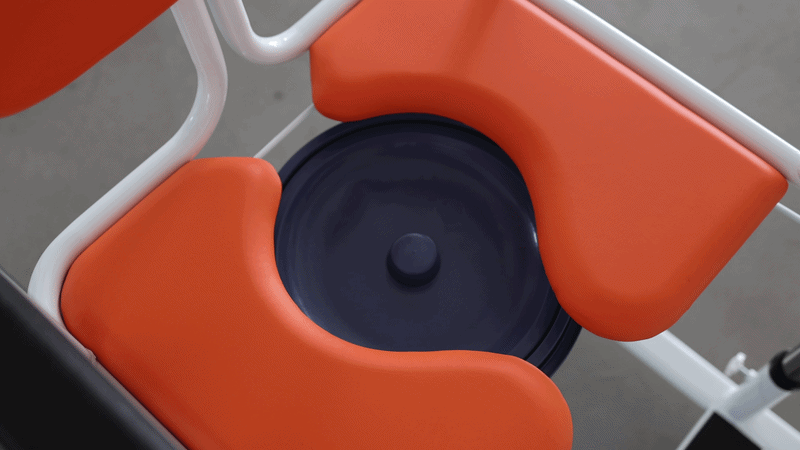 LW06204C removable commode bucket